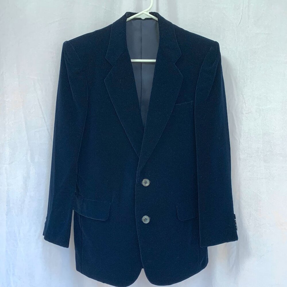 Vtg Men's Velour Blazer